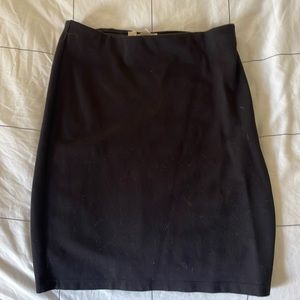Forever 21 Skirt - Black Body Con Knee-Length - Size L